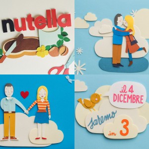Collage paper cut stop motion Giochi di Carta