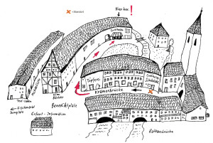 Goldhelm-Schokoladenmanufaktur-Illustration