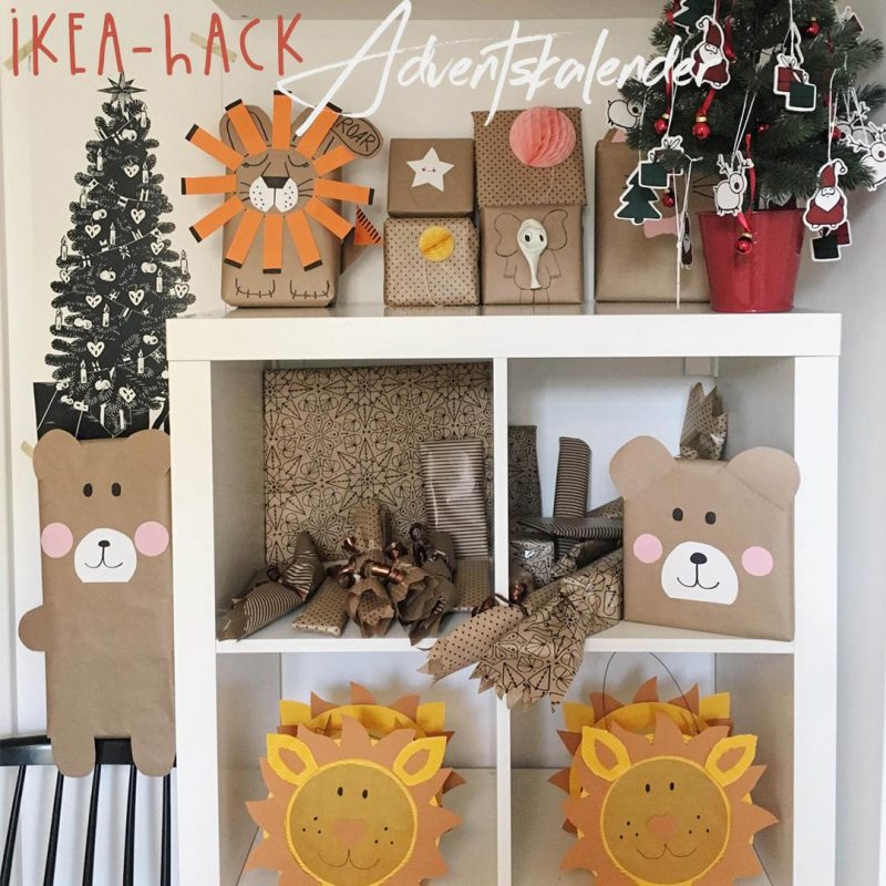 IKEA-Hack Adventskalender & Pinterest Geschenkverpackung