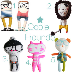 Kids Room Stofftiere coole Freunde