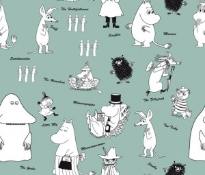 Moomin Tapete Photowall