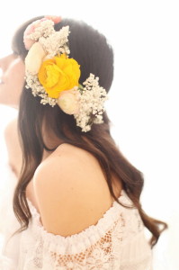 Blumenkranz, Blumen Haarschmuck