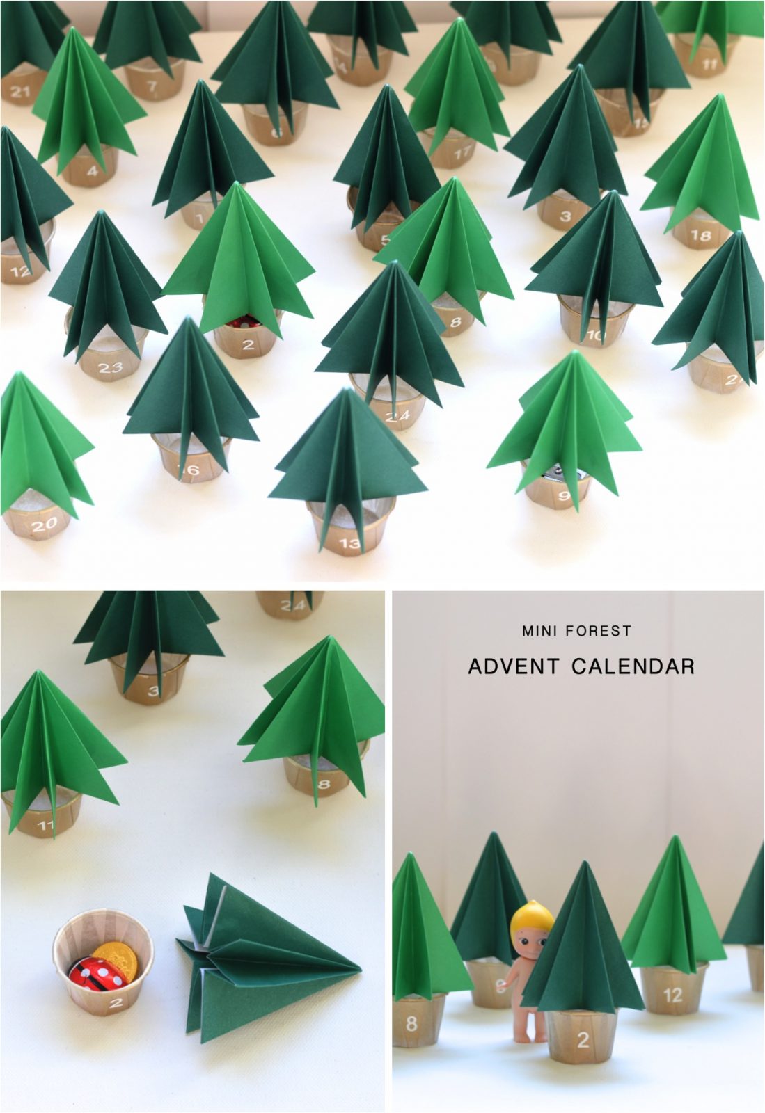 DIY Weihnachtsbaum Adventskalender